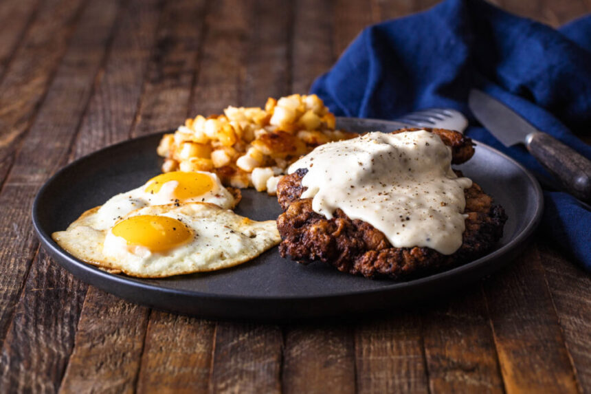 Country Fried Steak and Eggs Country Fried Steak and Eggs