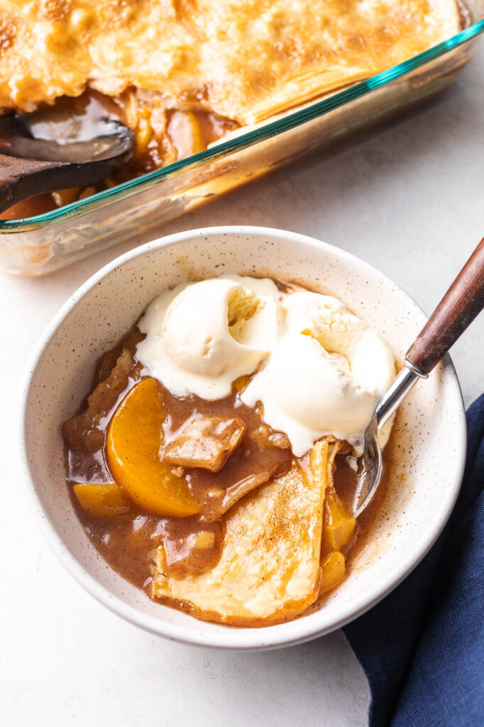 Peach Cobbler with Canned Peaches Peach Cobbler with Canned Peaches