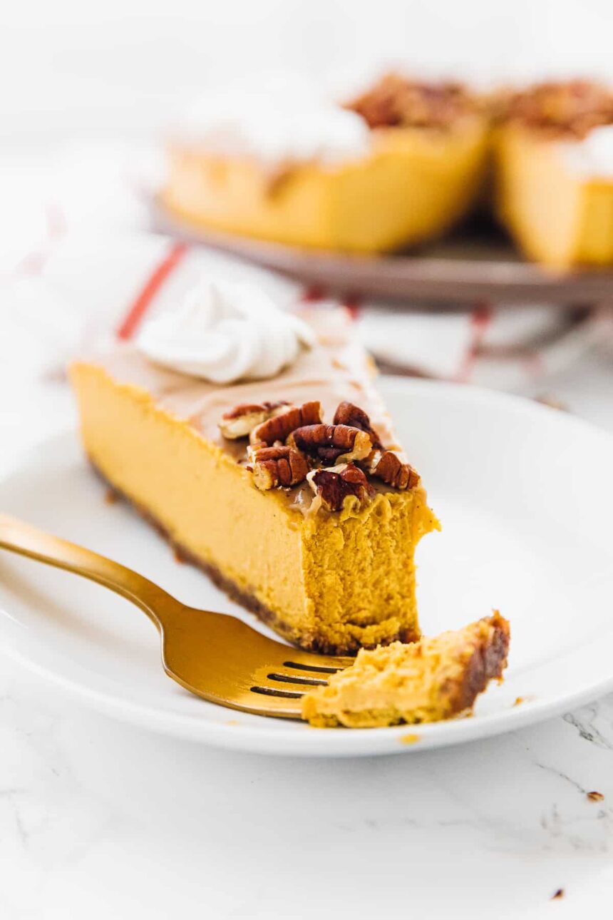 Vegan Pumpkin Cheesecake Vegan Pumpkin Cheesecake
