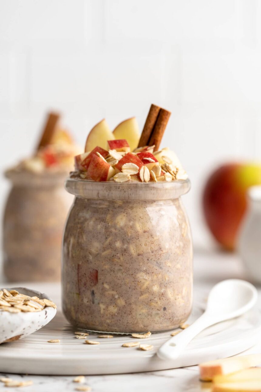 Apple Pie Overnight Oats Apple Pie Overnight Oats