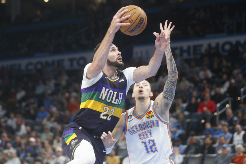 New Orleans Pelicans forward Larry Nance Jr New Orleans Pelicans forward Larry Nance Jr. heads drive to fight food insecurity