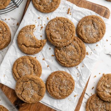 Gingersnap Molasses Cookies
