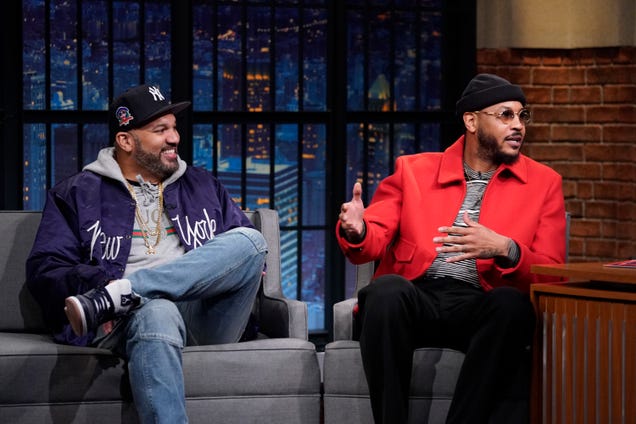 Carmelo Anthony, once bothered by the Nuggets giving No. 15 to Jokić, isn’t anymore Carmelo Anthony, once bothered by the Nuggets giving No. 15 to Jokić, isn’t anymore. Or is he?