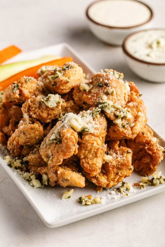 Garlic Parmesan Boneless Wings Garlic Parmesan Boneless Wings