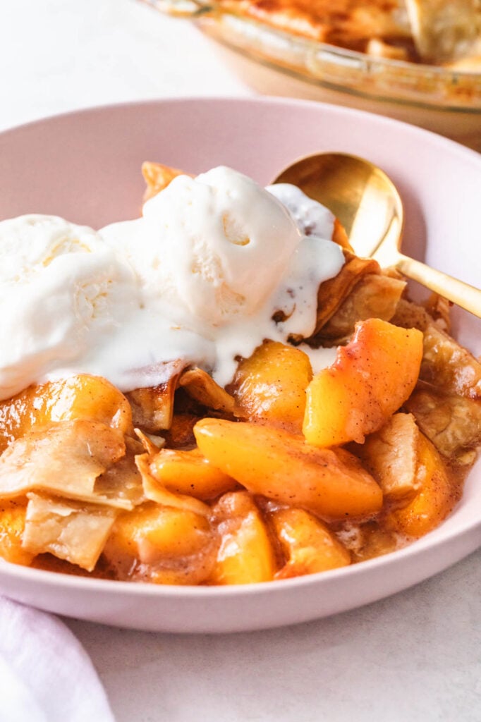 Peach Cobbler with Frozen Peaches Peach Cobbler with Frozen Peaches