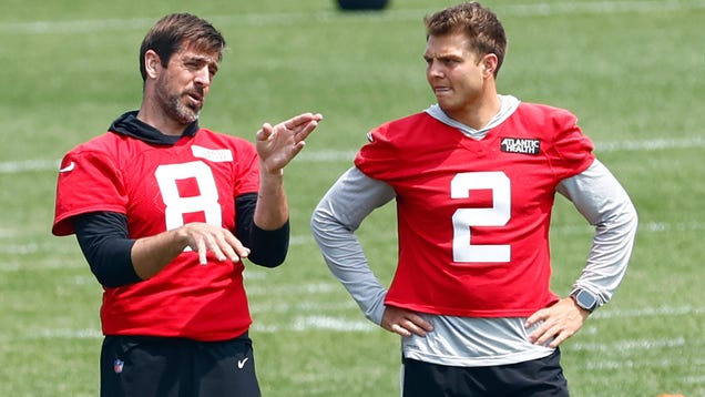 Wait, did Zach Wilson think he and Aaron Rodgers were making a buddy movie together? Wait, did Zach Wilson think he and Aaron Rodgers were making a buddy movie together?
