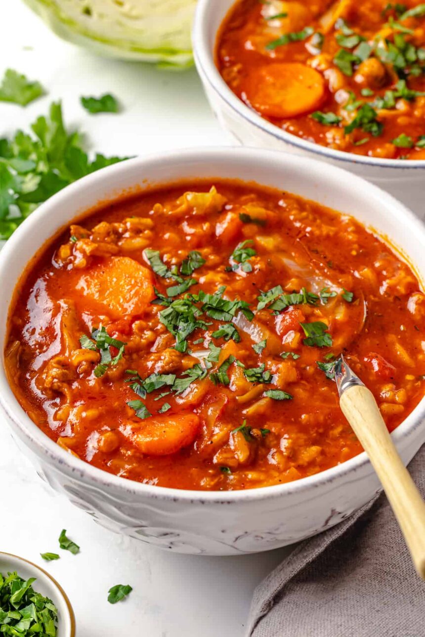 Cabbage Roll Soup