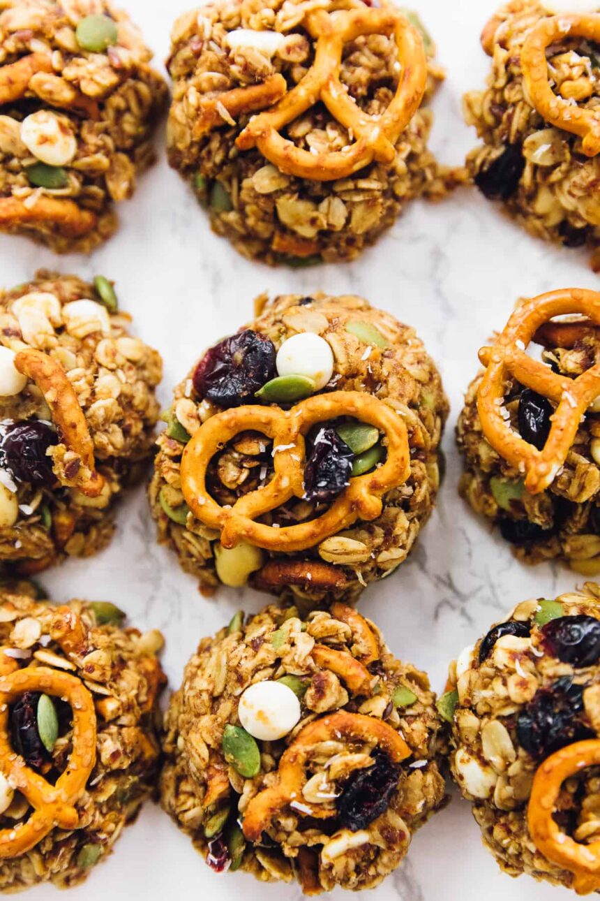 Peanut Butter Banana Oatmeal Cookies