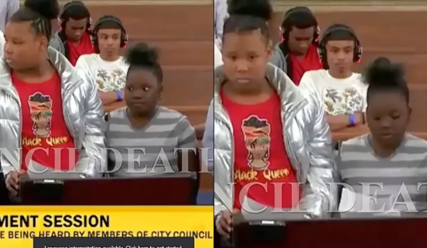 Black Elementary Schoolgirls Told to ‘Go Back to F–ing Africa,’ Called N-Word During Racist Tirade that Disrupted Denver City Council Meeting Black Elementary Schoolgirls Told to ‘Go Back to F–ing Africa,’ Called N-Word During Racist Tirade that Disrupted Denver City Council Meeting