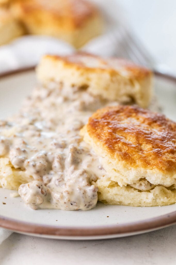 Sausage and Gravy Recipe with Best Homemade Biscuits Sausage and Gravy Recipe with Best Homemade Biscuits