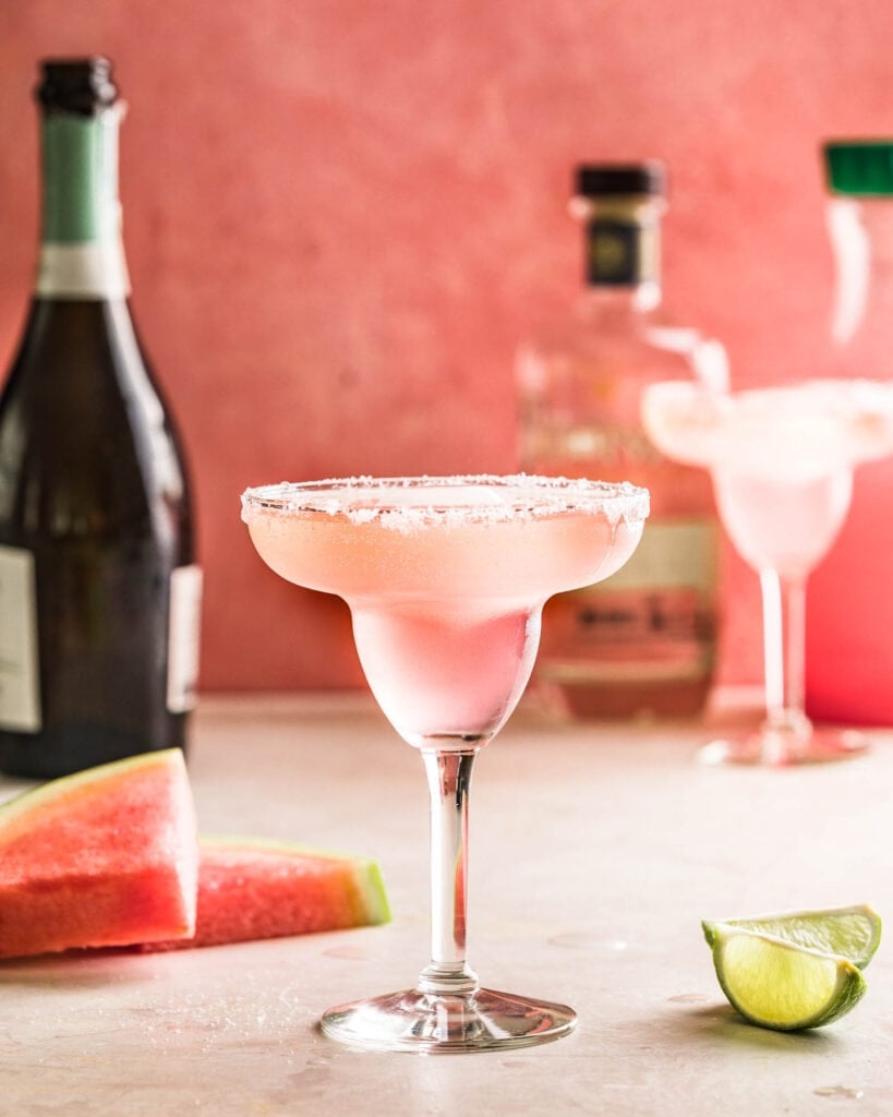 Prosecco Watermelon Margarita Recipe (Fresh or Frozen) Prosecco Watermelon Margarita Recipe (Fresh or Frozen)
