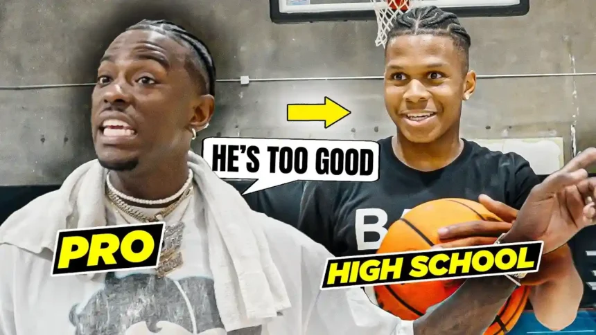 17 Yr Old Hooper Had The ACTUAL PRO SHOOK In This 1v1.