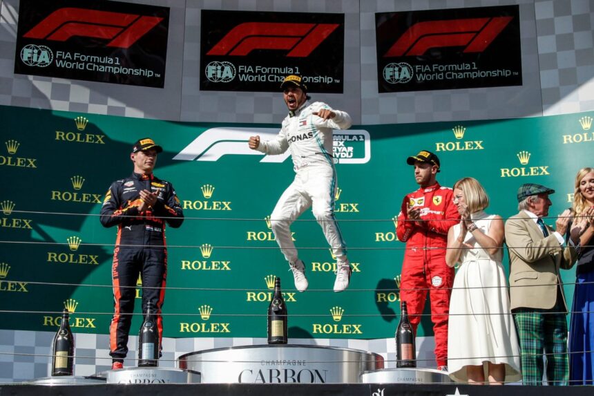 Stunning Lewis Hamilton commands attention at ‘Gladiator II’ premiere