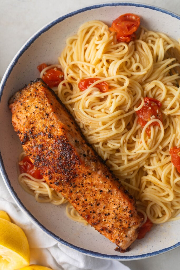 Lemon Angel Hair Pasta with Garlic Butter Scampi Sauce Lemon Angel Hair Pasta with Garlic Butter Scampi Sauce