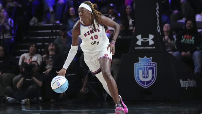 On the court, Allisha Gray is all business. On TikTok, her personality takes over. On the court, Allisha Gray is all business. On TikTok, her personality takes over.