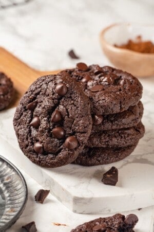Double Chocolate Chunk Cookies Double Chocolate Chunk Cookies