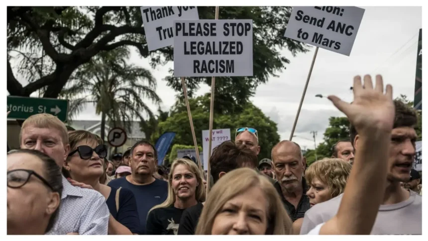 ‘This Is So Ridiculous and Insane!’: Trump Accused of ‘Rolling Out the Red Carpet’ for White South Africans Alleging Racism with Free Housing and Furniture; Critics Blame Elon Musk ‘This Is So Ridiculous and Insane!’: Trump Accused of ‘Rolling Out the Red Carpet’ for White South Africans Alleging Racism with Free Housing and Furniture; Critics Blame Elon Musk