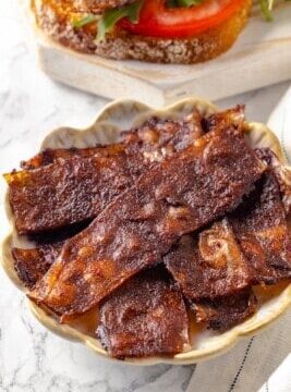 Crispy Vegan Bacon (Made With Rice Paper!)