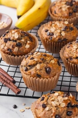 Banana Oatmeal Muffins (Moist and Tender!) Banana Oatmeal Muffins (Moist and Tender!)