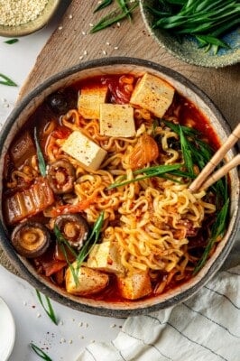 Kimchi Ramen With Tofu Kimchi Ramen With Tofu