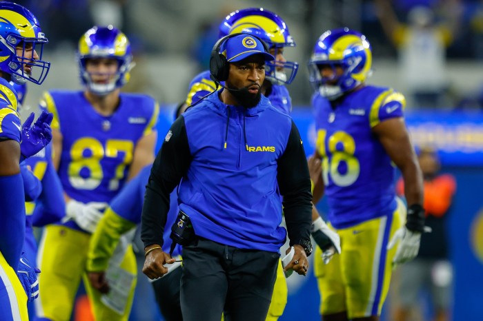 Los Angeles Rams assistant head coach Aubrey Pleasant is climbing the NFL coaching ladder Los Angeles Rams assistant head coach Aubrey Pleasant is climbing the NFL coaching ladder