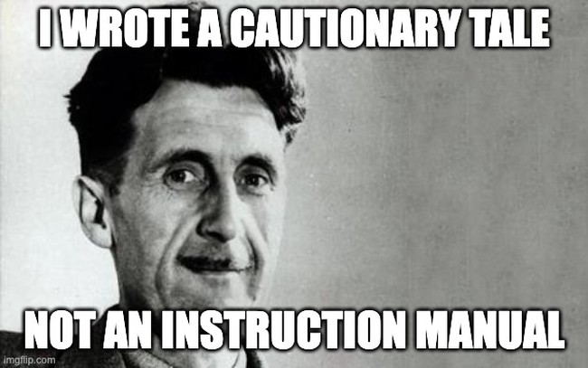 British Pub Give George Orwell Treatment to Labour’s Orwellian Policies