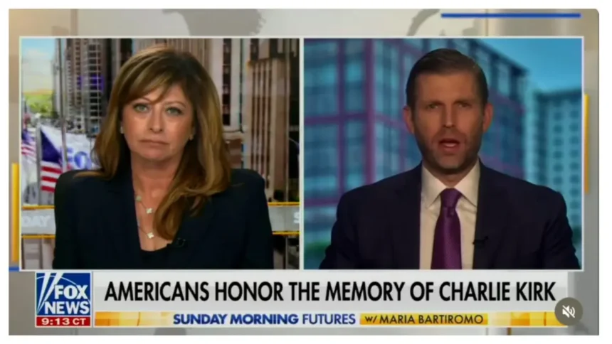 ‘Is He Serious Right Now?’: Folks In Stitches After Eric Trump Missed the One Crucial Detail In His Story About a Jamaican Man Allegedly Mourning Kirk ‘Is He Serious Right Now?’: Folks In Stitches After Eric Trump Missed the One Crucial Detail In His Story About a Jamaican Man Allegedly Mourning Kirk