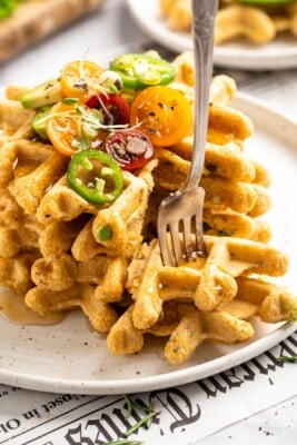 Jalapeño Cornbread Waffles Jalapeño Cornbread Waffles