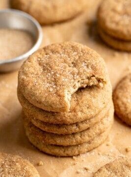 Thick & Soft Vegan Snickerdoodle Cookies Thick & Soft Vegan Snickerdoodle Cookies