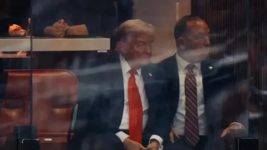‘This Country Is Next-level Unhinged’: Trump Appears to Fall Asleep On Camera Before Turning Ceremony Into Rally-Style Spectacle ‘This Country Is Next-level Unhinged’: Trump Appears to Fall Asleep On Camera Before Turning Ceremony Into Rally-Style Spectacle