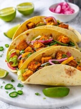 Tofu Tacos With Mushroom Fajitas Tofu Tacos With Mushroom Fajitas