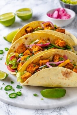 Tofu Tacos With Mushroom Fajitas Tofu Tacos With Mushroom Fajitas