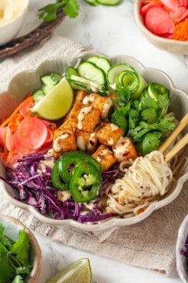 Banh Mi Bowl With Rice Noodles Banh Mi Bowl With Rice Noodles