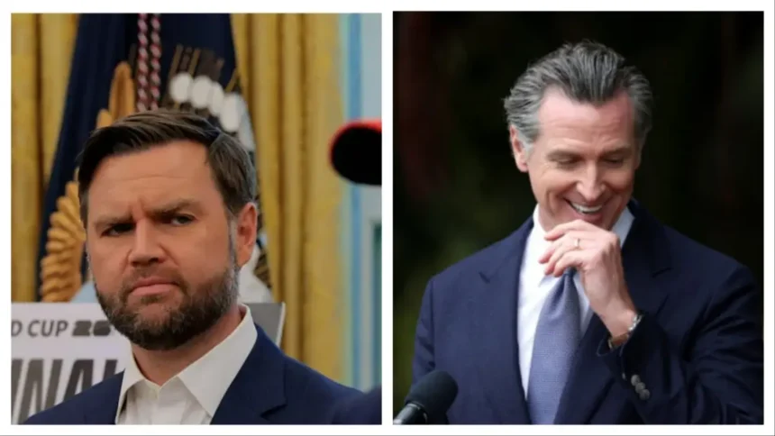 ‘I’m Dying Right Now!’: JD Vance’s Excuse for Trump’s Racist AI Video Backfires as Newsom Drops the Pettiest Burn That Has the Internet In Stitches