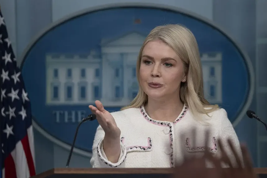 ‘It’s An Insult’: Karoline Leavitt Crashes Out When Pressed on Trump’s Right to Demolish the East Wing — Invents a Word, Fumbles with Photos, Then Just Gives Up