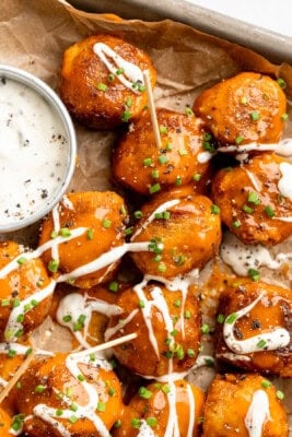 Spicy Buffalo Cauliflower Meatballs Spicy Buffalo Cauliflower Meatballs