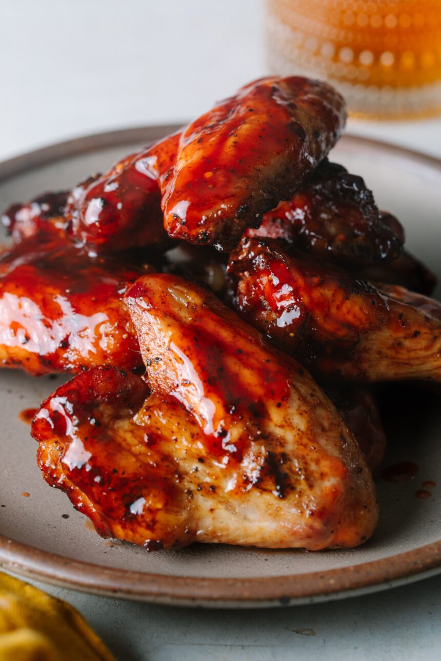 Bourbon Chicken Wings (Old-Fashioned Cocktail-Inspired) Bourbon Chicken Wings (Old-Fashioned Cocktail-Inspired)