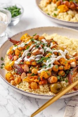 Moroccan Cauliflower Tagine With Chickpeas Moroccan Cauliflower Tagine With Chickpeas