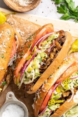 Vegan Grinder Sandwich Vegan Grinder Sandwich