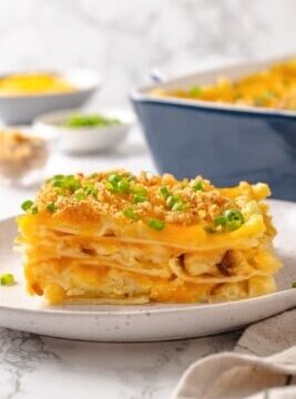 Cheesy Pierogi Casserole Cheesy Pierogi Casserole