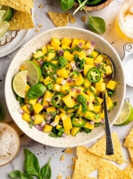 5-Ingredient Mango Basil Salsa 5-Ingredient Mango Basil Salsa