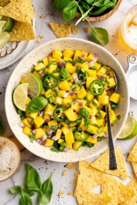 5-Ingredient Mango Basil Salsa 5-Ingredient Mango Basil Salsa