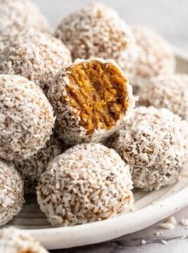No Bake Carrot Cake Energy Bites No Bake Carrot Cake Energy Bites