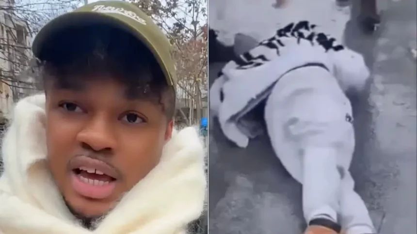 ‘You’re Bugging Out’: White Man Pushes and Harasses Black Travel Influencer on Video, Eats Pavement — But the Man Who Defended Himself Ends Up in Police Custody ‘You’re Bugging Out’: White Man Pushes and Harasses Black Travel Influencer on Video, Eats Pavement — But the Man Who Defended Himself Ends Up in Police Custody