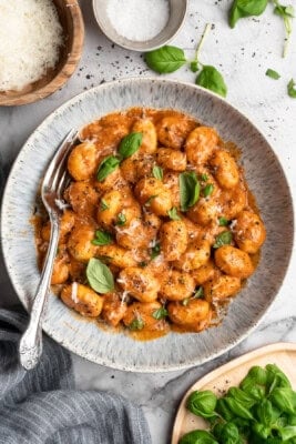 One Pot Cheesy Tomato Gnocchi One Pot Cheesy Tomato Gnocchi