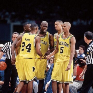 At Final Four, Michigan Fab Five celebrates ‘a great night,’ for the Wolverines, friendship At Final Four, Michigan Fab Five celebrates ‘a great night,’ for the Wolverines, friendship
