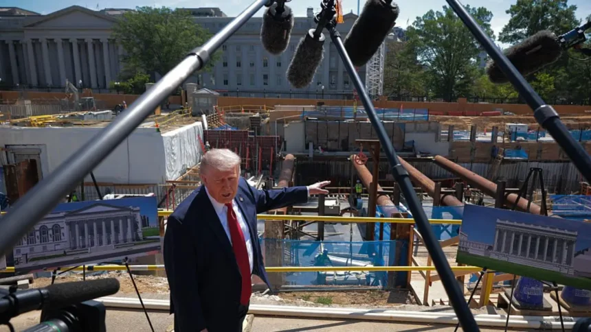 ‘A New Six Flags?’: Trump’s $60 Million Birthday Circus Is Already Taking Over the White House Lawn — and the Leaked Photos Have People Stunned ‘A New Six Flags?’: Trump’s $60 Million Birthday Circus Is Already Taking Over the White House Lawn — and the Leaked Photos Have People Stunned