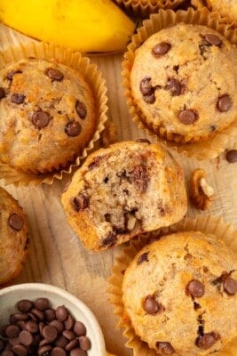 Banana Chocolate Chip Muffins Banana Chocolate Chip Muffins