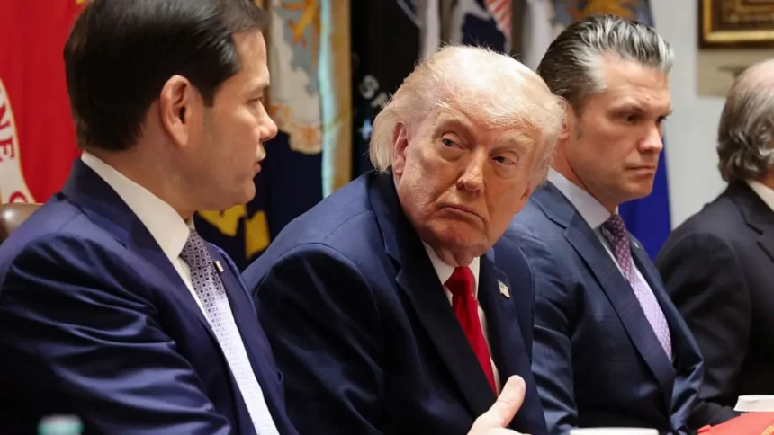 ‘OMG’: Rubio Repeatedly Tries to Pull Trump Back Into the Briefing During Painfully Awkward Live Moment Before Hegseth Makes His Own Rescue Attempt ‘OMG’: Rubio Repeatedly Tries to Pull Trump Back Into the Briefing During Painfully Awkward Live Moment Before Hegseth Makes His Own Rescue Attempt