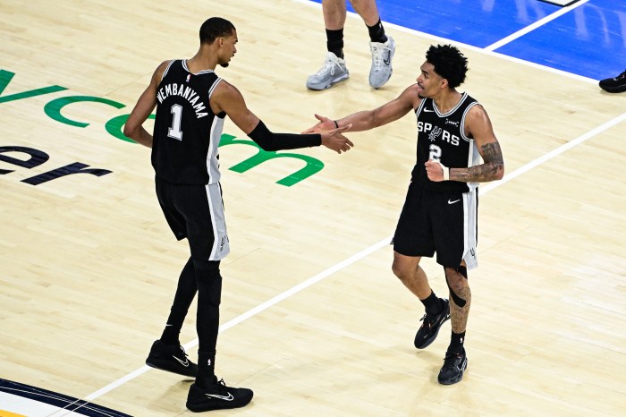 San Antonio Spurs guard Dylan Harper ‘all business’ on court in Western Conference finals San Antonio Spurs guard Dylan Harper ‘all business’ on court in Western Conference finals